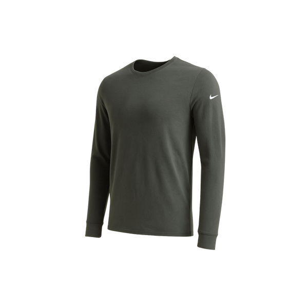 NIKE Dri-FIT COTTON/POLY LONG SLEEVE TEE - NKBQ5230