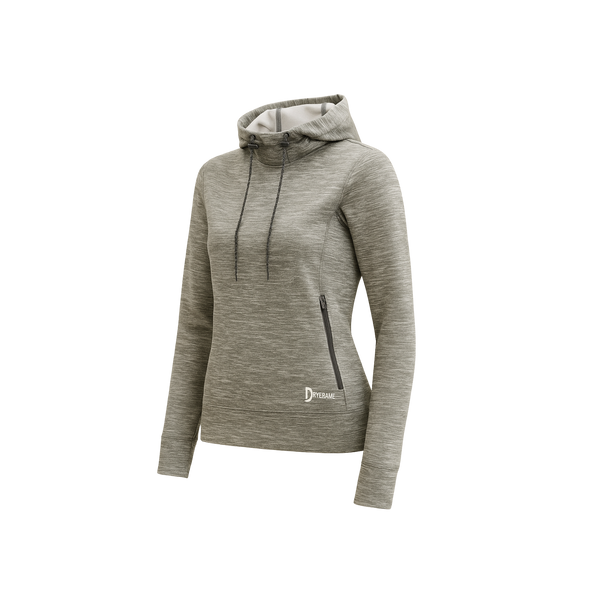 DRYFRAME® DRY TECH WATER RESISTANT FLEECE LADIES' PULLOVER HOODIE. DF7656L