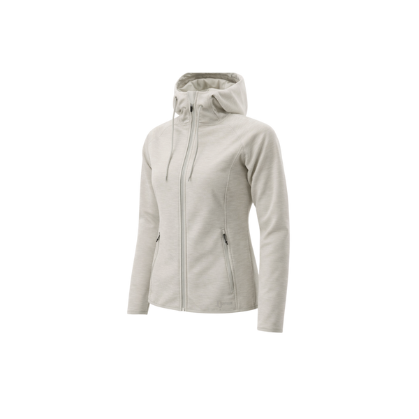 DRYFRAME® DRY TECH WATER RESISTANT FLEECE FULL ZIP HOODED LADIES' JACKET. DF7655L