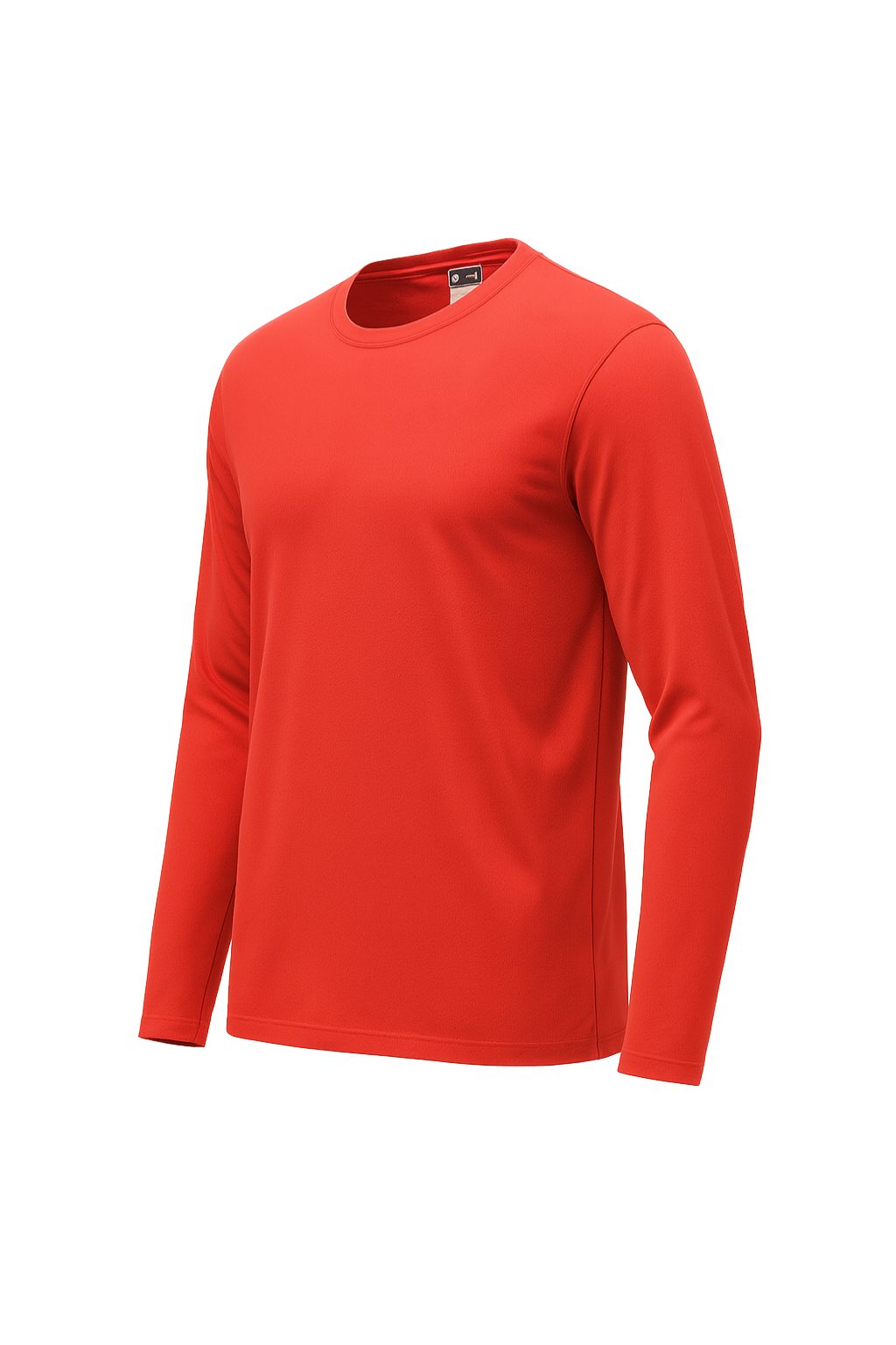 Adult Men Performance Long Sleeve Crewneck T-Shirt S05937 image 3